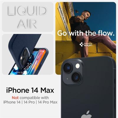 Spigen Liquid Air, navy blue - iPhone 14 Plus