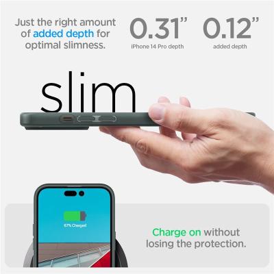 Spigen Ultra Hybrid, abyss green - iPhone 14 Pro