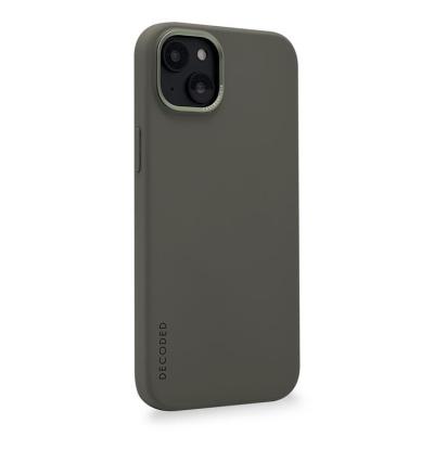 Decoded Silicone BackCover, olive - iPhone 14 Plus