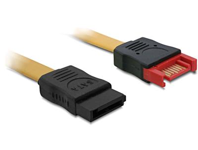 DeLock SATA hosszabbító kábel 1m Yellow