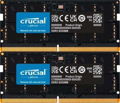 Crucial 64GB DDR5 5200MHz Kit (2x32GB) SODIMM
