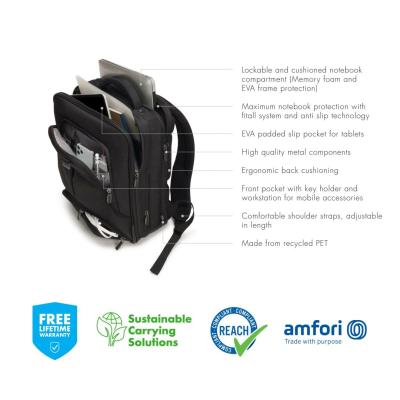 Dicota Laptop Backpack Eco Pro 17,3" Black