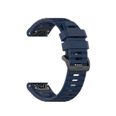 FIXED Silicone Strap for Garmin QuickFit 26mm, blue
