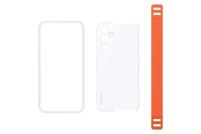 Samsung A54 Haze Grip Case White