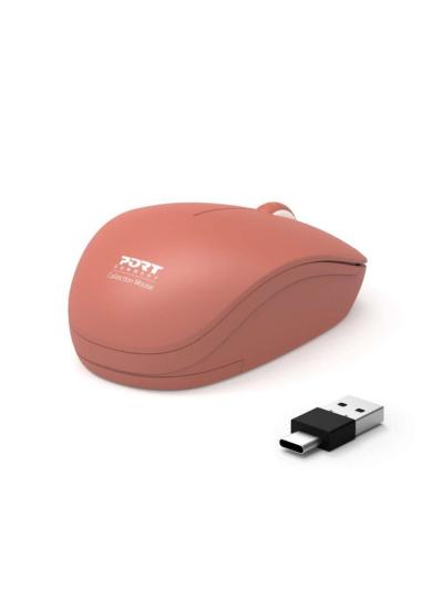 Port Designs Connect Wireless mouse Terracota