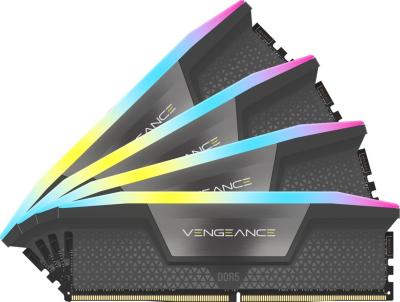 Corsair 64GB DDR5 5600MHz Kit(4x16GB) Vengeance RGB AMD Expo Black