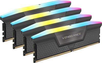 Corsair 64GB DDR5 5600MHz Kit(4x16GB) Vengeance RGB AMD Expo Black