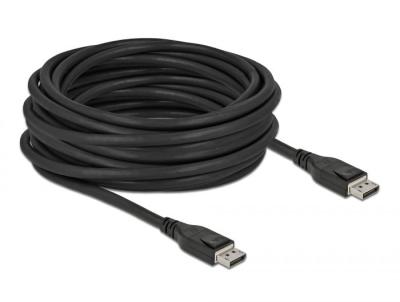 DeLock Active DisplayPort Cable 8K 60Hz 10m Black