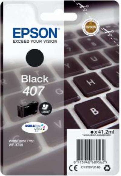 Epson T07U1 (407) Black tintapatron