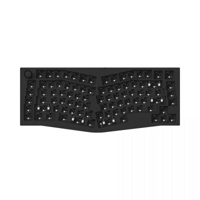Keychron Q10 QMK Custom RGB Mechanical Keyboard Barebone ISO Knob Carbon Black US