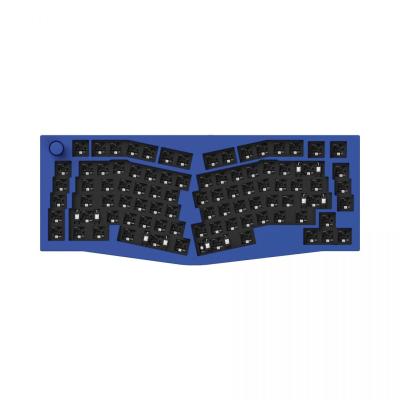 Keychron Q10 QMK Custom RGB Mechanical Keyboard Barebone ISO Knob Navy Blue US