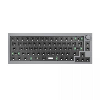 Keychron Q2 QMK Custom RGB Mechanical Keyboard Barebone Knob Silver Grey US