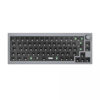 Keychron Q2 QMK Custom RGB Mechanical Keyboard Barebone ISO Knob Silver Grey UK