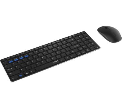 Rapoo 9300M Multi-mode Wireless Keyboard & Mouse Black HU