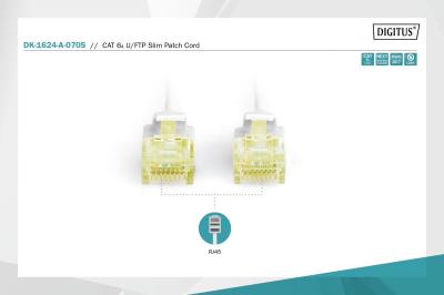 Digitus CAT6A U-FTP Patch Cable 7m Grey