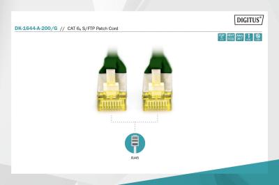 Digitus CAT6A S-FTP Patch Cable 20m Green