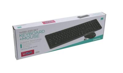 Platinet Omega OKM071B wireless keyboard & mouse Black UK