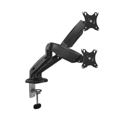ACT AC8312 Gas Spring Dual Monitor Arm Office 13"-32" Black