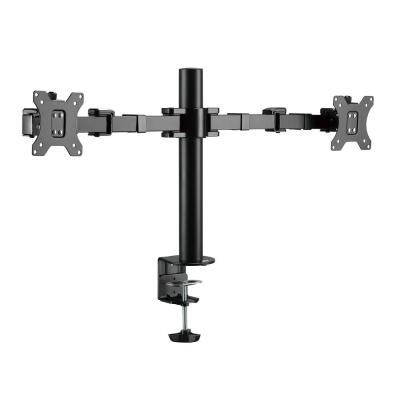 ACT AC8326 Dual Monitor Arm Office Solid Pro 10"-32" Black