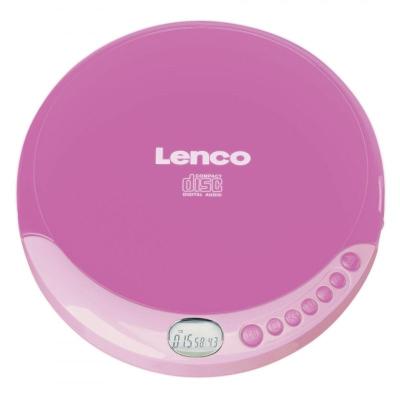 Lenco CD-011 Portable CD player Pink