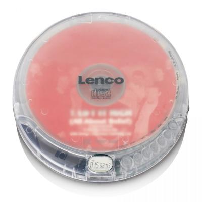 Lenco CD-012TR Portable CD player with charging function Transparent