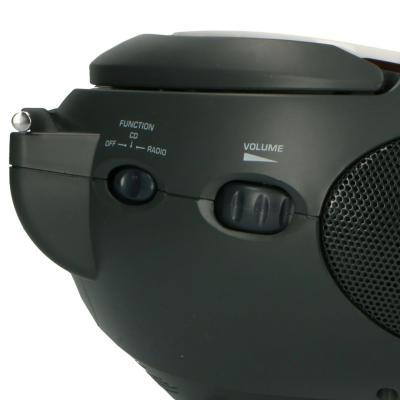 Lenco SCD-24 portable stereo FM radio with CD player White