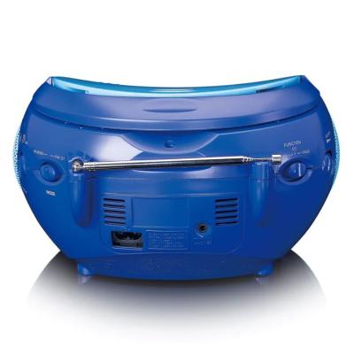 Lenco SCD-24PK Kids portable stereo FM radio with CD player Blue