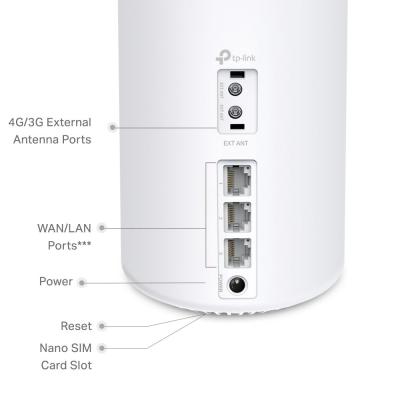 TP-Link Deco X50-4G AX3000 Whole Home Mesh WiFi 6 System (1 Pack) White