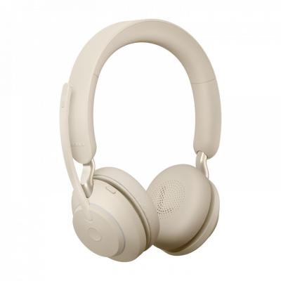 Jabra Evolve2 65 Link380c UC Stereo Bluetooth Headset Beige