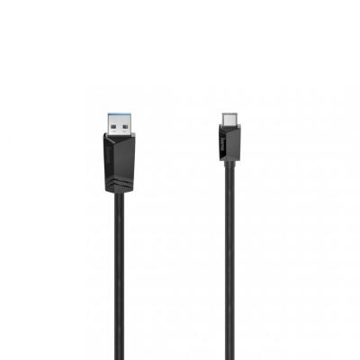 Hama USB 3.2 Type-C/USB A Adatkábel 0,75m Black