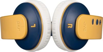 JVC HA-KD10W-Y Wireless Bluetooth Headphones for Kids Yellow