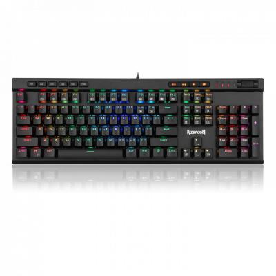 Redragon Vata RGB Mechanical Gaming Keyboard Blue Switches Black HU