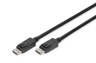 Assmann DisplayPort connection cable, DP 5m Black