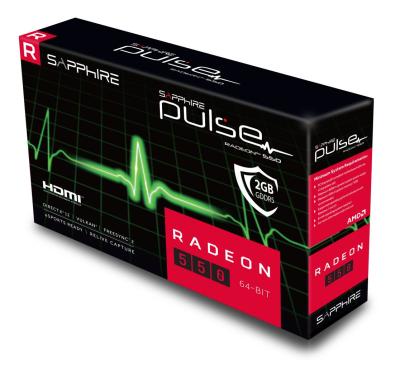 Sapphire Radeon RX 550 2GB DDR5 Pulse