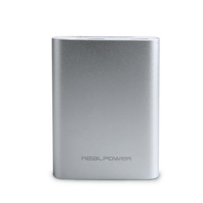 Realpower PB-12000C 12000mAh PowerBank Silver