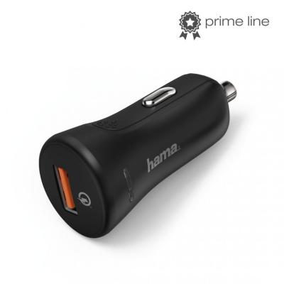 Hama Qualcomm Quick Charge 3.0 Car Charger Black