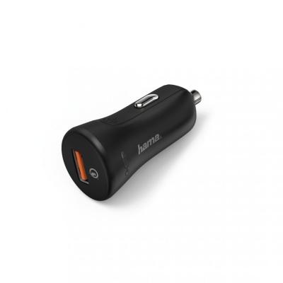 Hama Qualcomm Quick Charge 3.0 Car Charger Black