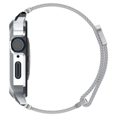 Spigen Metal Fit Pro, silver - Apple Watch 8/7 45mm