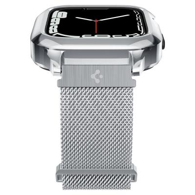 Spigen Metal Fit Pro, silver - Apple Watch 8/7 45mm