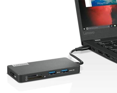 Lenovo USB-C 7-in-1 Hub Iron Grey