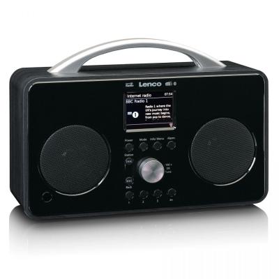 Lenco PIR-645WH  Internet DAB FM RADIO Bluetooth Black