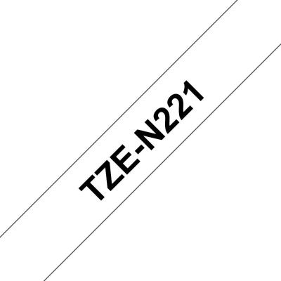 Brother TZe-N221 P-touch szalag (9mm) Black on White - 8m