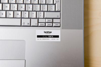 Brother P-touch TZe-SL251 Laminált P-touch szalag (24mm) Black on White 8m