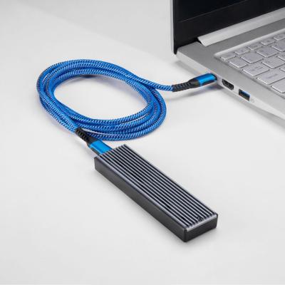 Akyga AK-USB-36 100W USB 2.0 type C cable 0,5m Blue
