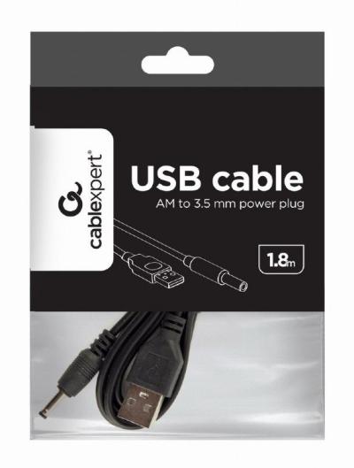 Gembird CC-USB-AMP35-6 USB AM to 3.5mm Power Plug cable 1,8m Black