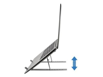 Conceptronic  THANA04S ERGO Foldable Aluminum Laptop Cooling Stand Silver