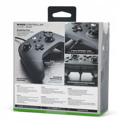 PowerA Wired Xbox Series X|S USB Gamepad Black
