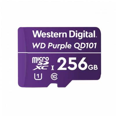 Western Digital 256GB microSDXC Class10 UHS-I (U1) Purple QD101 adapter nélkül
