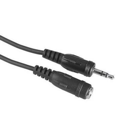 Hama ST Eco 3,5mm Jack hosszabító audió kábel 2,5m Black