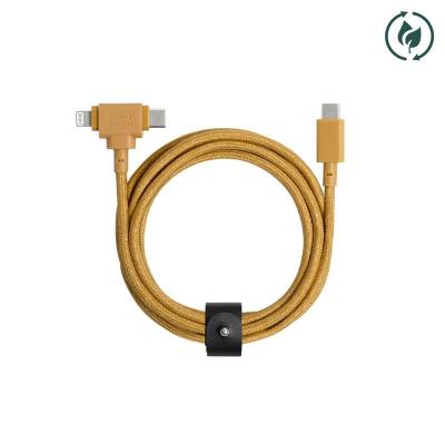 Native Union Belt Universal Cable (USB-C – Lighting/USB-C) 1.8m, kraft